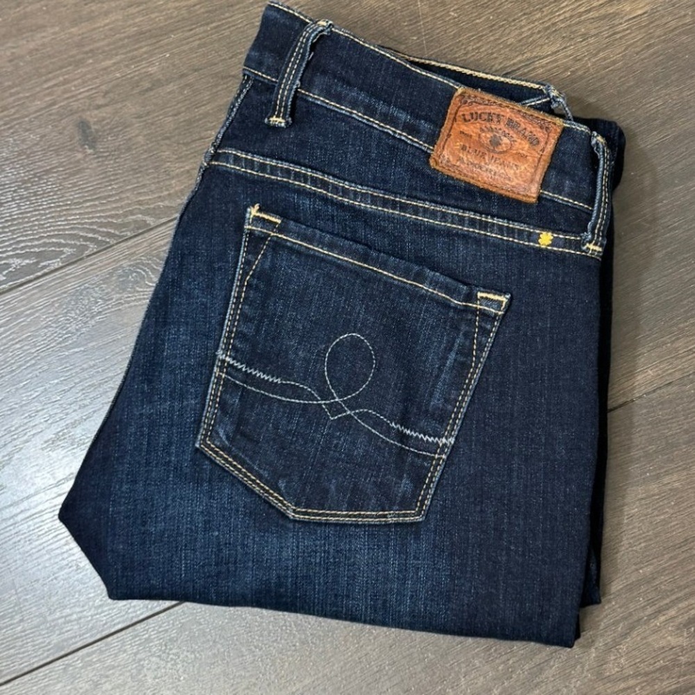 Lucky Brand Jeans Sofia‎ Skinny 8 29 Regular Dark Wash Denim Stretch Mid Rise